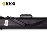 OKKO Billiard Hard Oval Deluxe Case Croco Black 3x5