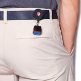 OKKO Retractable 8-Ball Chalker  w/Belt Clip Black