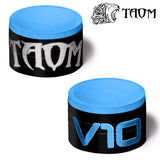 Taom Billiard V10 Chalk Blue 1 pc w/Bullet Chalk Holder