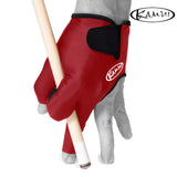 Kamui Billiard Glove QuickDry for Left Hand Red M
