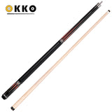 OKKO B-4 Pool Cue w/Maple Shaft, 21 oz, w/Cue Case and Accessories