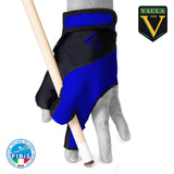 Vaula Pro Billiard Glove for Left Hand Blue L