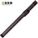 OKKO Billiard Hard Round Case Dark Brown 1x1