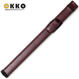 OKKO Billiard Hard Deluxe Oval Case Burgundy 1x1