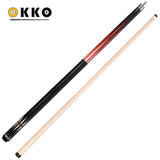 OKKO B-1 Pool Cue w/Maple Shaft, 18 oz, w/Cue Case and Accessories