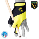 Vaula Pro Billiard Glove for Left Hand Yellow S