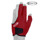 Kamui Billiard Glove QuickDry for Left Hand Red M