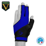Vaula Pro Billiard Glove for Left Hand Blue M