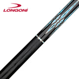 Longoni Black Mamba II Lizard Style Leather Pool Cue w/S20 Shaft