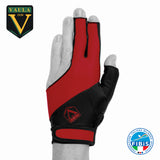 Vaula Pro Billiard Glove for Left Hand Red S