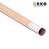 OKKO 1-Piece Canadian Maple Pool Cue 57”, Glue-On Tip