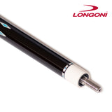Longoni Black Mamba II Lizard Style Leather Pool Cue Butt