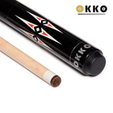 OKKO B-1 Pool Cue w/Maple Shaft, 18 oz, w/Cue Case and Accessories