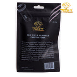 Tiger Cue Tip and Ferrule Protectors, 2-Pack, Rose Quartz