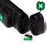 McDermott Billiard Hard Oval Clover Case Black 2x4