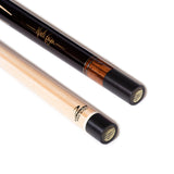 Longoni Flames Leather Stripes Pool Cue w/S20 Shaft