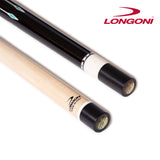 Longoni Black Mamba II Lizard Style Leather Pool Cue w/S30 Shaft