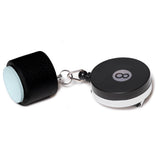 OKKO Retractable Round 8-Ball Chalker w/Belt Clip Black