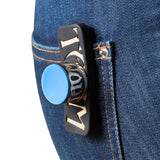 Taom Magnetite Combo Billiard Chalk Holder and V10 Chalk Blue