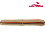 Longoni Giotto Canvas Sand Luxury Cue Case 2 x 4
