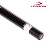 Longoni Black Mamba II Lizard Style Leather Pool Cue Butt