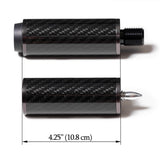 Carbon Fiber Extension with Bumper for Predator Cues 4.25"