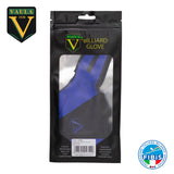 Vaula Pro Billiard Glove for Left Hand Blue L