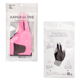 Kamui Billiard Glove QuickDry for Left Hand Pink XS