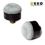 OKKO Billiard Screw-On Tips Ø12mm Soft, Pack of 10