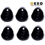 OKKO Pool Table Heavy Duty Rubber Pockets, Set of 6