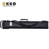 OKKO Billiard Hard Oval Deluxe Case Croco Black 3x5