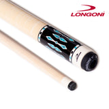 Longoni Black Mamba II Natural Pool Cue w/S20 Shaft