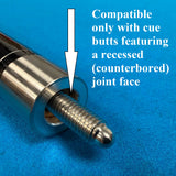 OKKO Maple Shaft for Pool Cues, 5/16"-18 Piloted Joint, Silver Ring