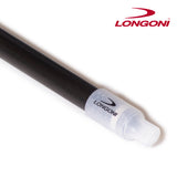 Longoni Galaxy Cyan Elk Style Leather Pool Cue w/Luna Nera Shaft