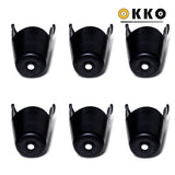 OKKO Pool Table Heavy Duty Rubber Pockets, Set of 6