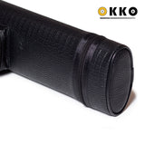 OKKO Billiard Hard Deluxe Oval Case Croco Black 2x2