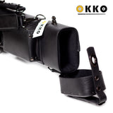 OKKO Billiard Hard Oval Deluxe Case Croco Black 3x5