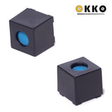 OKKO Plastic Magnetic Billiard Chalk Holder Black w/Chalk
