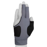 Predator Billiard Glove for Right Hand Black w/Grey Logo L/XL