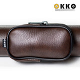 OKKO Billiard Hard Round Case Dark Brown 1x1