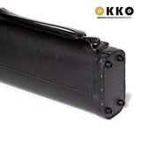 OKKO Billiard Hard Oval Deluxe Case Croco Black 3x5