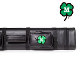 McDermott Billiard Hard Oval Clover Case Black 2x4