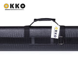 OKKO Billiard Hard Deluxe Oval Case Croco Black 2x4