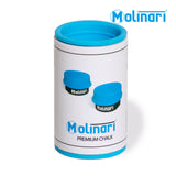 Molinari Billiard Chalk Blue 2-pack