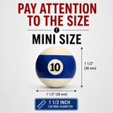 Standard Billiard Pool Ball set Mini-size 1 1/2"