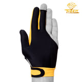 Tiger Pro Billiard Glove for Left Hand Gold XL