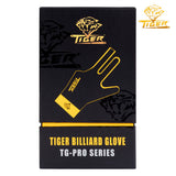 Tiger Pro Billiard Glove for Left Hand Gold M
