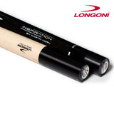Longoni Nero Carom Cue Joint Protectors, Set for Shaft and Butt, Wooden Joint