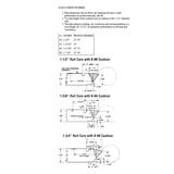 Championship Mercury K66 Pool Table Rail Rubber 47”, Set of 6