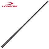 Longoni Luna Nera Pool Cue Shaft 12.4 mm Uni-Loc White Ferrule